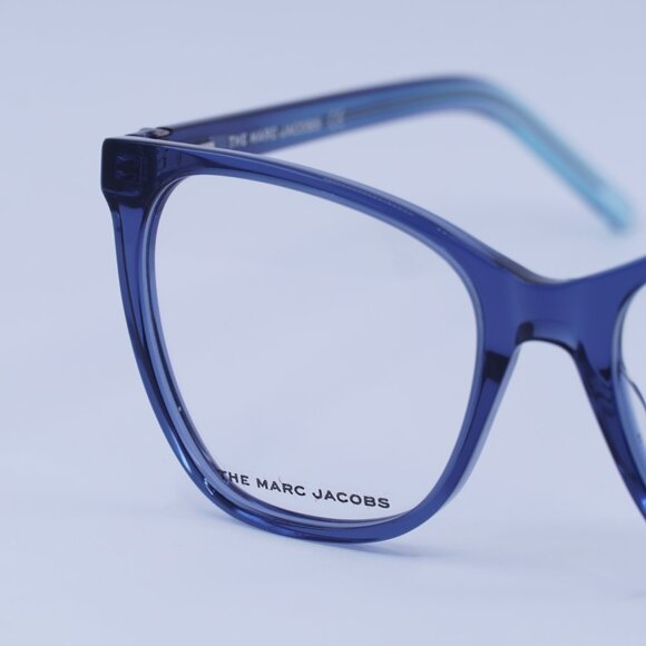 Marc Jacobs MARC 600 0ZX9 00 Eyeglasses Blue Azure Cat Eye 52mm Frame - Picture 2 of 10